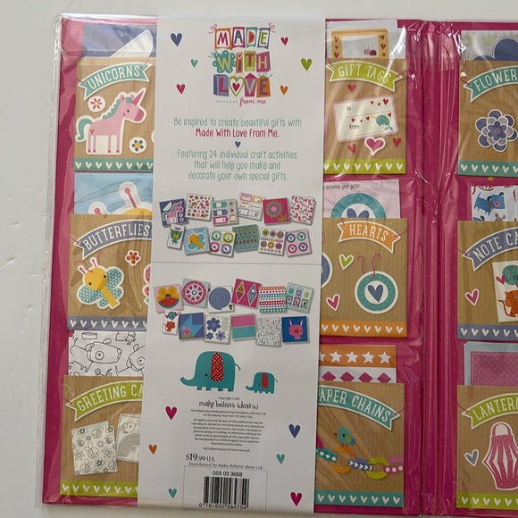 Make Believe Ideas Made with Love from Me Craft Set 24 Creative Crafts - Picture 4 of 9